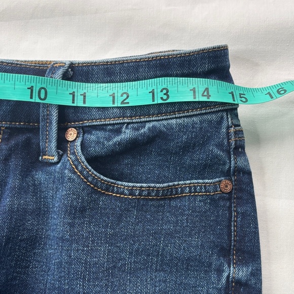 💙 Talbots Barely Boot Women’s Jeans Blue Denim Size 4P Petite Stretch 💙 - Picture 9 of 11